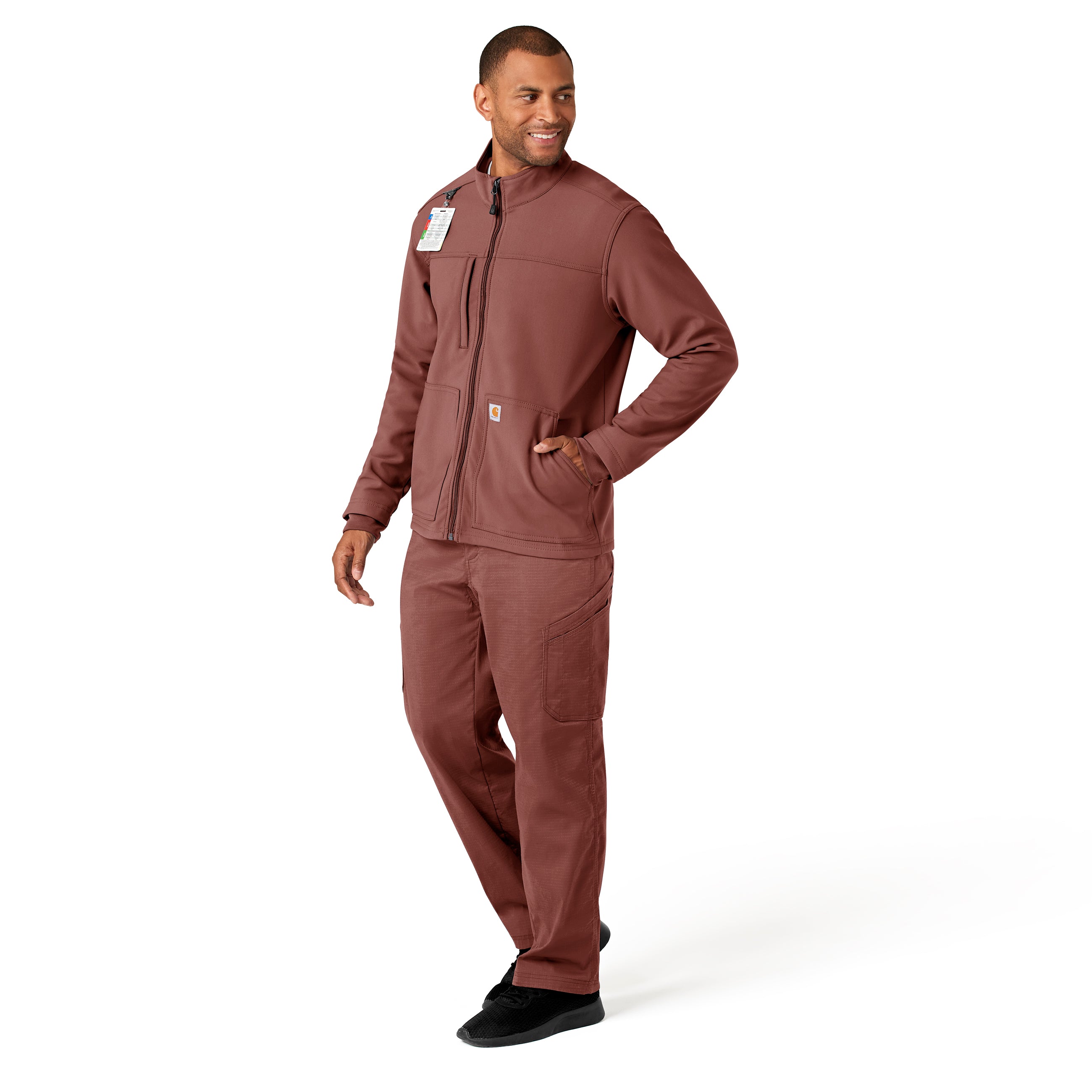 Rugged Flex Men's Bonded Fleece Jacket – Scrubtastic Medical Uniforms