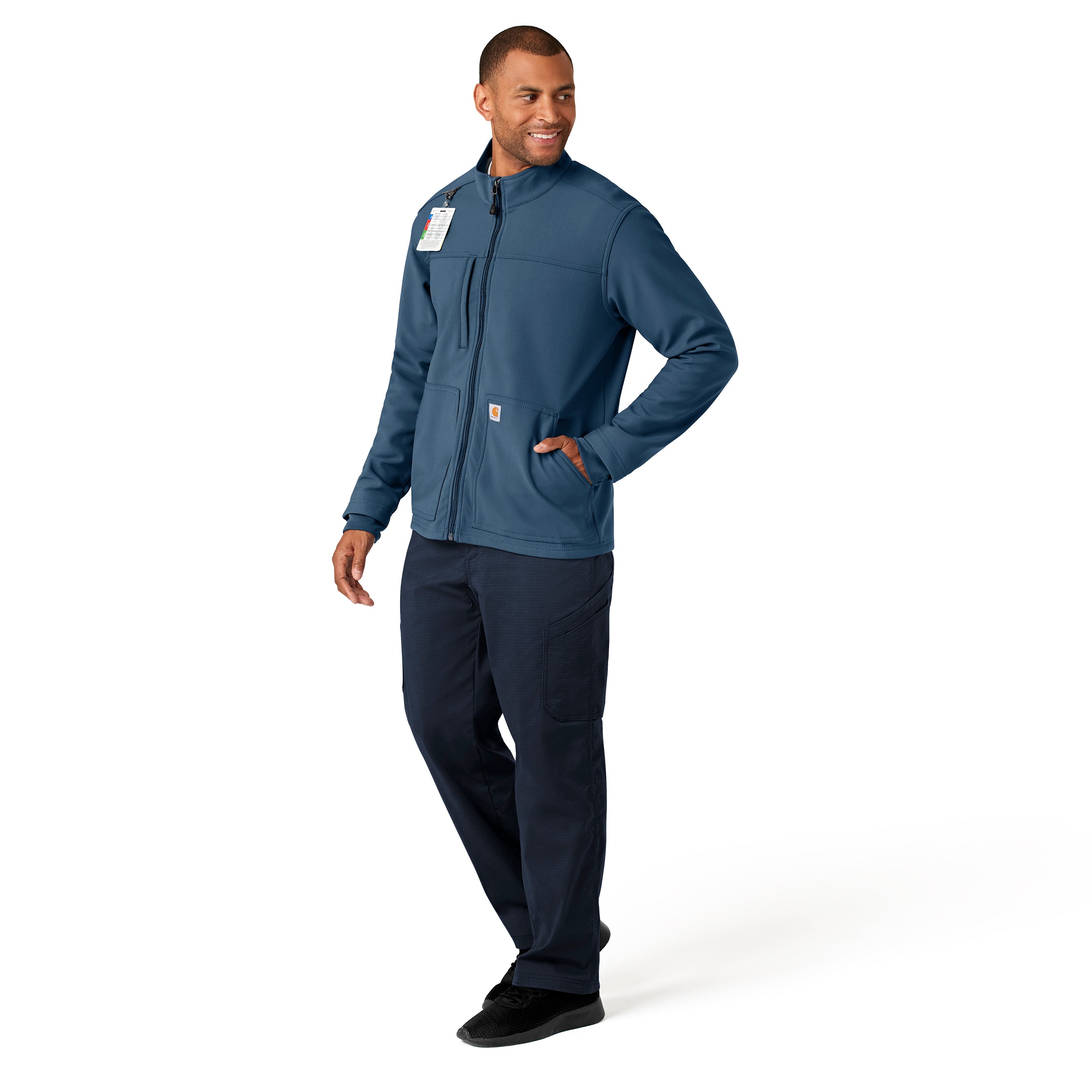Rugged Flex Men's Bonded Fleece Jacket – Scrubtastic Medical Uniforms