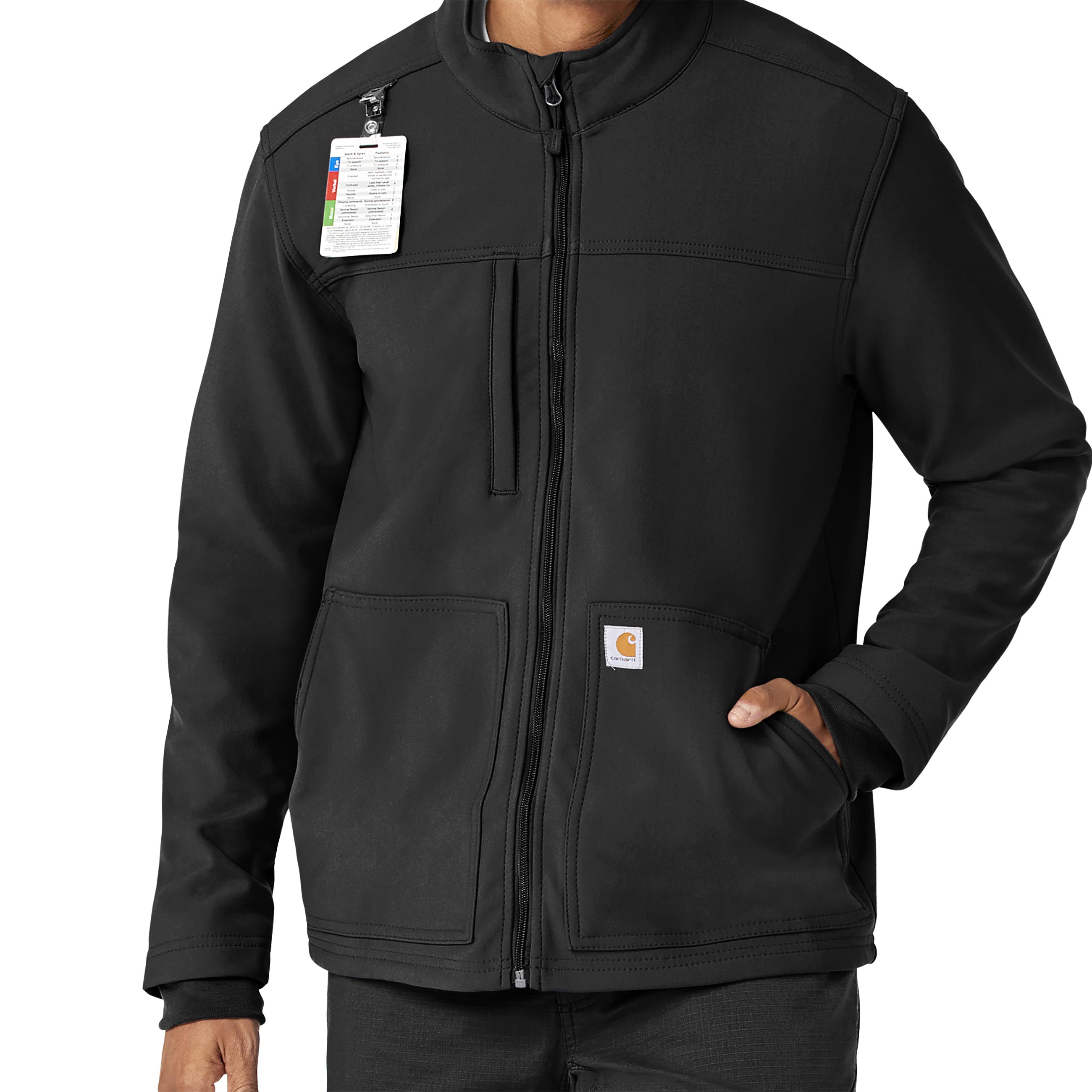 Rugged Flex Men's Bonded Fleece Jacket – Scrubtastic Medical Uniforms
